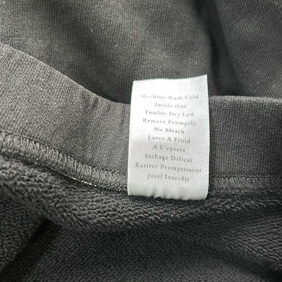 FRANK and EILEEN Catherine Sweatpant Favorite Pant Black Triple Fleece Sz L NEW - Picture 12 of 15